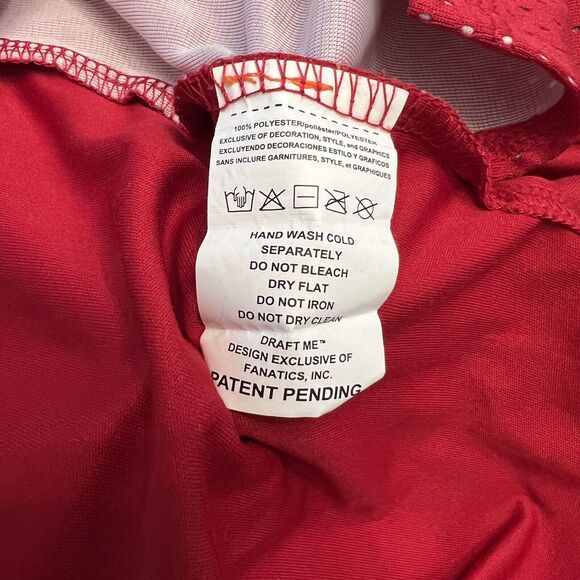 Majestic Shirt Womens XXL Red Black Atlanta‎ Falcons NFL Draft Me Jersey Sports - Picture 5 of 5